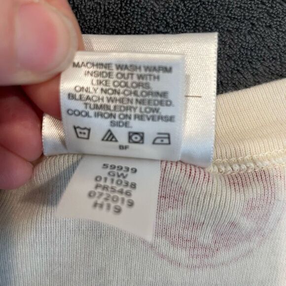 Hanna Andersson Gray Cream Star Wars Winter Snowflakes Print Pajama Set S - Picture 7 of 9